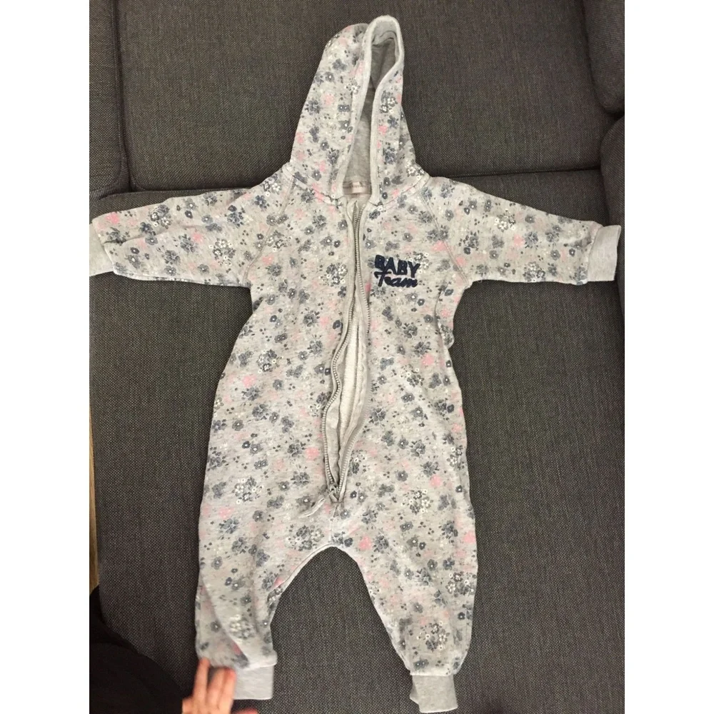 Romper Baby Gray